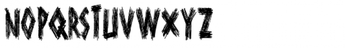Scurvy Dog Condensed Font UPPERCASE