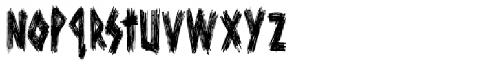 Scurvy Dog Condensed Font LOWERCASE