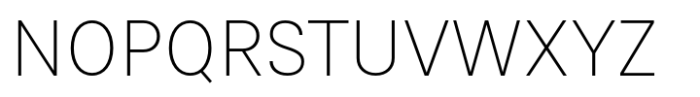 Scuto Sans Extra Light Font UPPERCASE