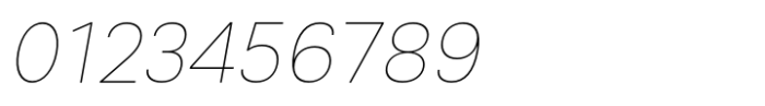 Scuto Sans Thin Italic Font OTHER CHARS