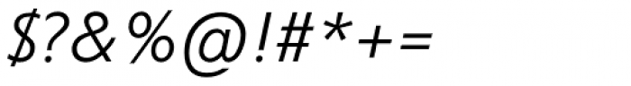 Scylla Italic Font OTHER CHARS