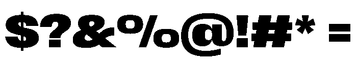 Scale Black Instance Font OTHER CHARS