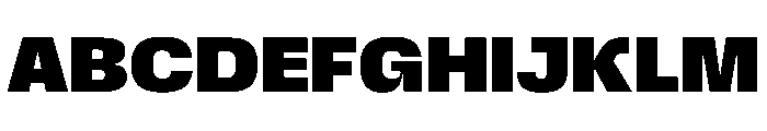 Scale Black Instance Font UPPERCASE