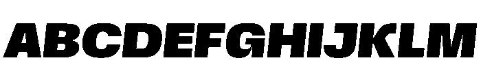 Scale BlackItalic Instance Font UPPERCASE