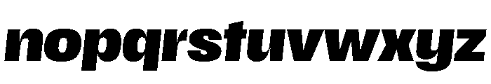 Scale BlackItalic Instance Font LOWERCASE