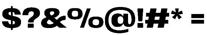 Scale Bold Instance Font OTHER CHARS
