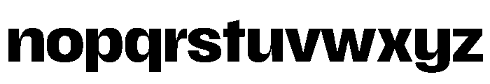 Scale Bold Instance Font LOWERCASE