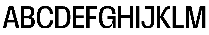 Scale Condensed Instance Font UPPERCASE