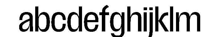 Scale Condensed Instance FONT