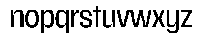 Scale Condensed Instance Font LOWERCASE