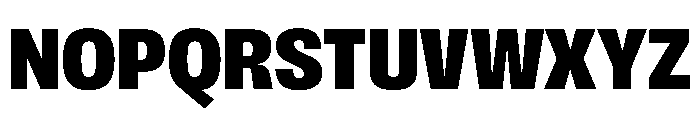 Scale CondensedBlack Instance Font UPPERCASE