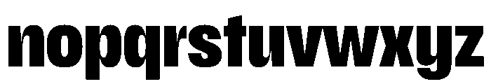 Scale CondensedBlack Font LOWERCASE