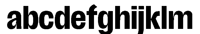 Scale CondensedBold Instance FONT