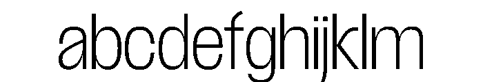Scale CondensedExtraLight Instance FONT