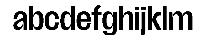 Scale CondensedMedium Instance FONT