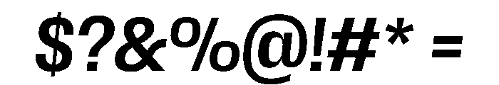 Scale CondensedMediumItalic Instance Font OTHER CHARS