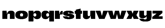 Scale ExtendedBlack Instance Font LOWERCASE