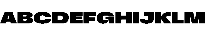 Scale ExtendedBlack Font UPPERCASE