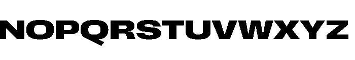 Scale ExtendedBold Instance Font UPPERCASE
