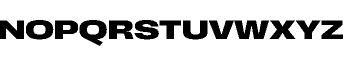 Scale ExtendedBold Font UPPERCASE