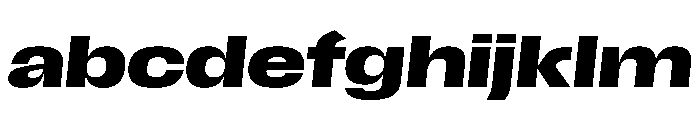 Scale ExtendedBoldItalic FONT