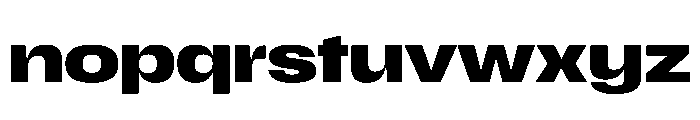 Scale ExtendedBold Font LOWERCASE