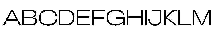 Scale ExtendedExtraLight Font UPPERCASE