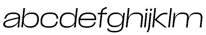Scale ExtendedExtraLightItalic Instance FONT