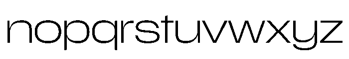 Scale ExtendedExtraLight Font LOWERCASE