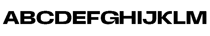 Scale ExtendedMedium Instance Font UPPERCASE