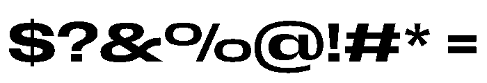 Scale ExtendedMedium Font OTHER CHARS