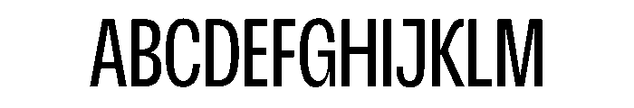 Scale ExtraCondensed Instance Font UPPERCASE