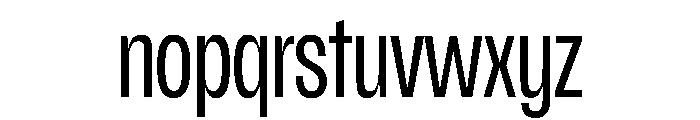 Scale ExtraCondensed Instance Font LOWERCASE
