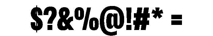 Scale ExtraCondensedBlack Instance Font OTHER CHARS