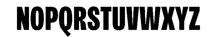 Scale ExtraCondensedBlack Instance Font UPPERCASE