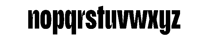 Scale ExtraCondensedBlack Instance Font LOWERCASE