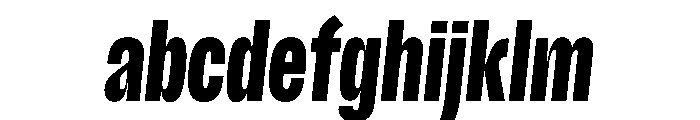Scale ExtraCondensedBlackItalic Instance FONT