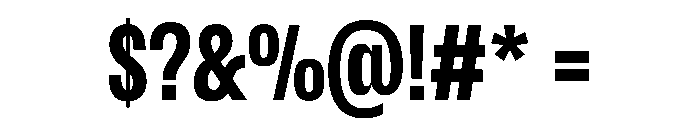 Scale ExtraCondensedBold Instance Font OTHER CHARS