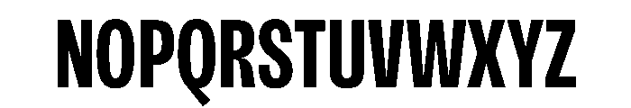 Scale ExtraCondensedBold Instance Font UPPERCASE