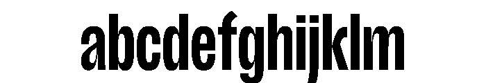 Scale ExtraCondensedBold Instance FONT