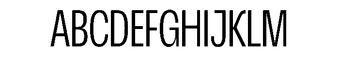 Scale ExtraCondensedLight Instance Font UPPERCASE