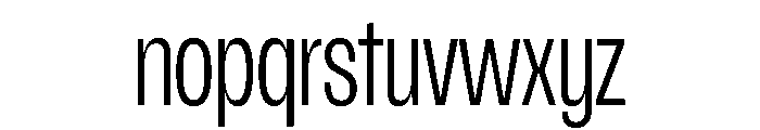 Scale ExtraCondensedLight Instance Font LOWERCASE