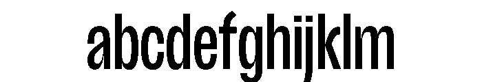 Scale ExtraCondensedMedium Instance FONT