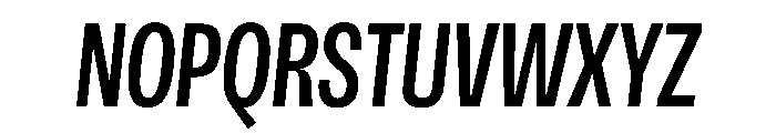 Scale ExtraCondensedMediumItalic Instance Font UPPERCASE