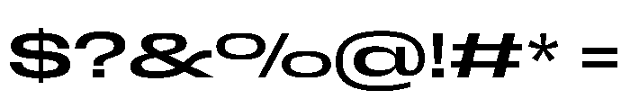 Scale ExtraExtended Instance Font OTHER CHARS
