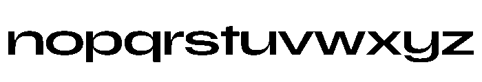 Scale ExtraExtended Instance Font LOWERCASE