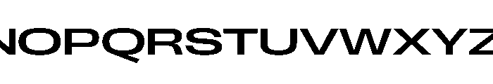 Scale ExtraExtended Font UPPERCASE