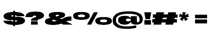 Scale ExtraExtendedBlack Font OTHER CHARS