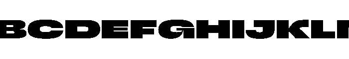 Scale ExtraExtendedBlack Font UPPERCASE