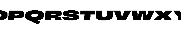 Scale ExtraExtendedBlackItalic Instance Font UPPERCASE